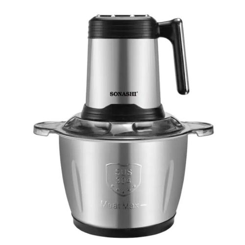 Sonashi 3L Quad Blade Stainless Steel Chopper, 500W - SMC-24S