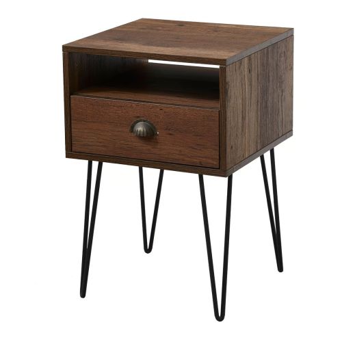 Maple Leaf Wooden Side Table FG-2089
