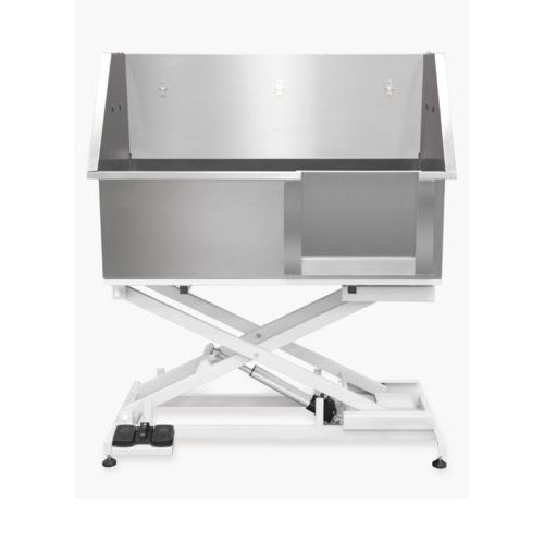 Pets Club Stainless Steel Tub With Electriclifting Base And Sliding Door 127*67 Cm