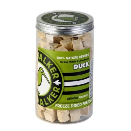 Kiwi Walker Freeze Dried Grain Free Duck Cubes Dog & Cat Treats 115G