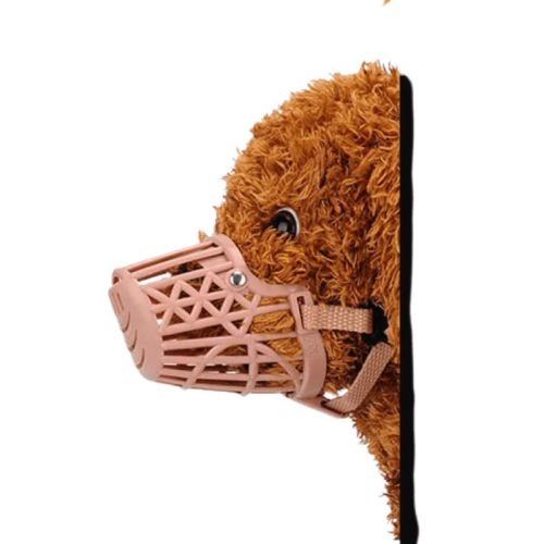Woofy Adjustable Plastic Dog Muzzle Anti-Bite Dog Mouth Mask - XXS