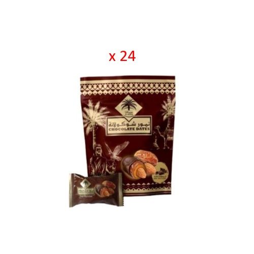 Siafa Dark Chocolate Dates 100 Gm X 24