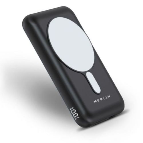 Merlin Bolt  MaxPower Wireless Magsafe Compatible Powerbank 10000Mah (UAE Delivery Only)