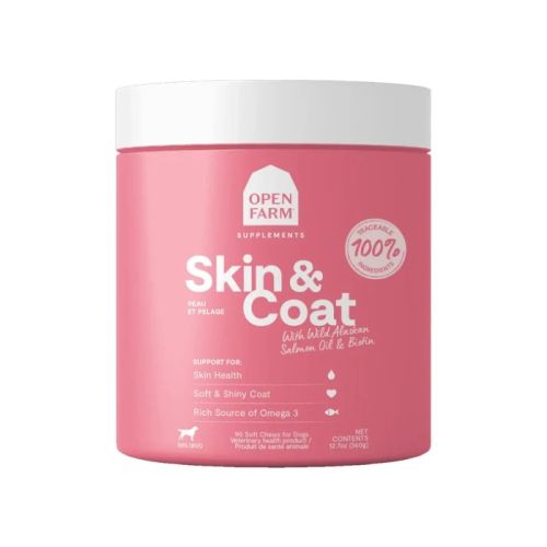 Open Farm Skin & Coat Chews Supplement for Dogs 360G