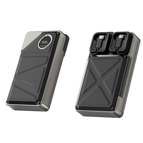 Porodo, 20000mAh Power Bank Built-In Type-C & Lightning
