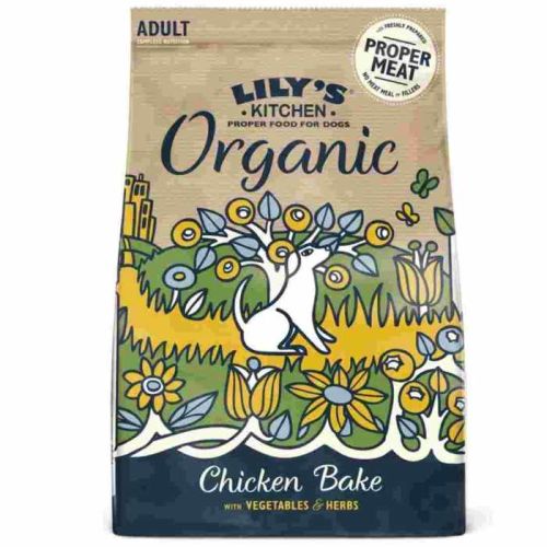 Lily's Kitchen Organic Chicken Bake With Vegetable & Herb Adult Dry Dog Food 7Kg