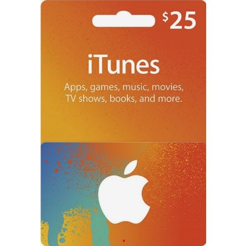 $25 USA Apple iTunes Card (Instant E-mail Delivery)