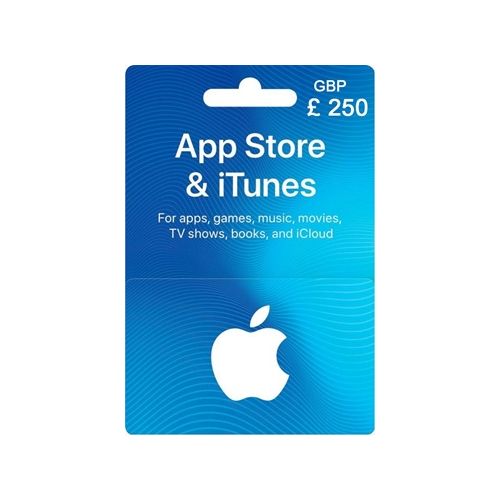 £250 UK Apple iTunes Card (Instant E-mail Delivery)