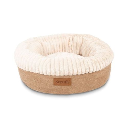 Scruffs Ellen Donut Dog Bed - Tan X-Large
