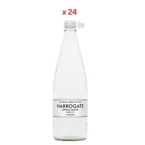 Harrogate Sparkling Spring Water 330Ml X 24 Glass Bottles