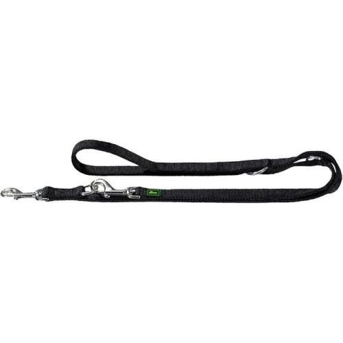 Hunter Double Training Dog Leash, Black