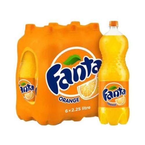 Fanta Orange Soft Drink 2.25L Pack of 6