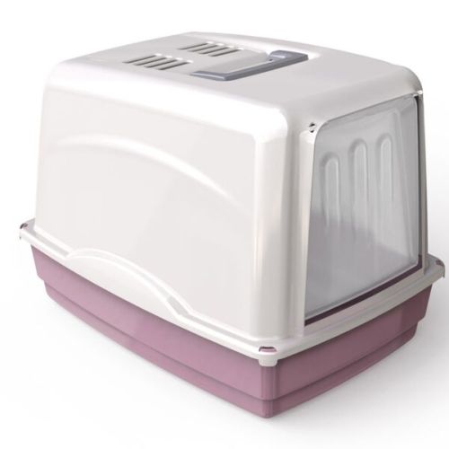 Georplast Vicky Cat Litter Box - Pink (Pack Of 2)