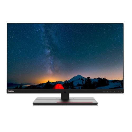 Lenovo Think Vision 27inch UHD 3840X2160 Monitor, Anti-glare, HDMI, DP, USB-C, Tilt  Adjustment - 62CBRAT6UK