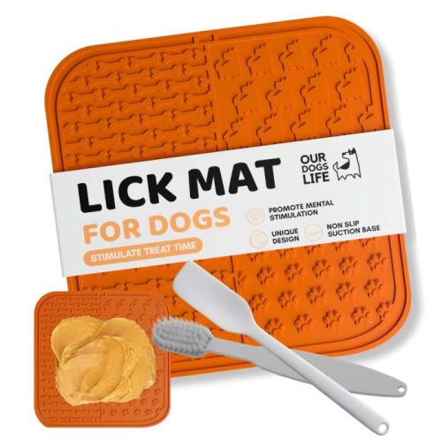 Dogslife Lick Mat With Brush & Spreader
