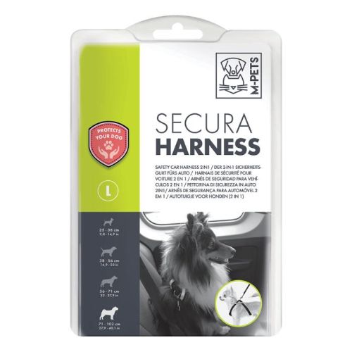 M-Pets Secura Safety Car Harness 2in1 Large