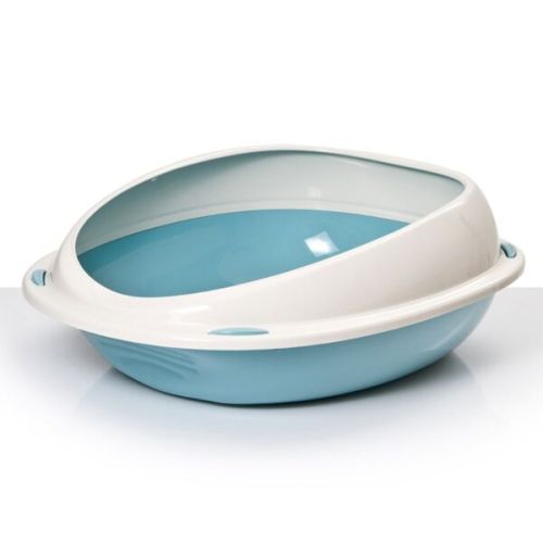 Georplast Shuttle 57cm Cat Litter Tray - Blue (Pack Of 2)