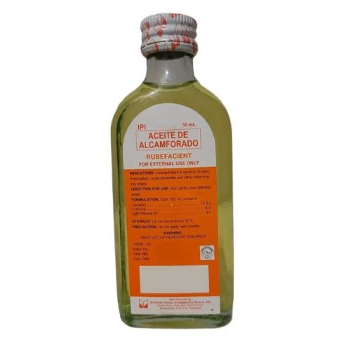 Aceite De Alcamforado Rubefacient 50 ML