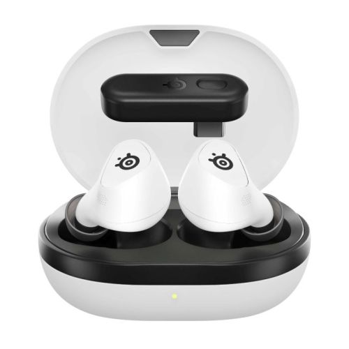 SteelSeries Arctis GameBud Wireless Gaming Earphones, White - 61682