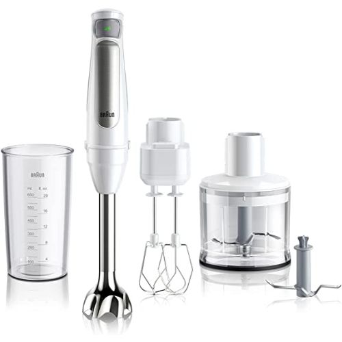 Braun Multiquick 7 Hand Blender With ActiveBlade Technology, Blender & Food Processor, 1000 W - MQ 7035XBI