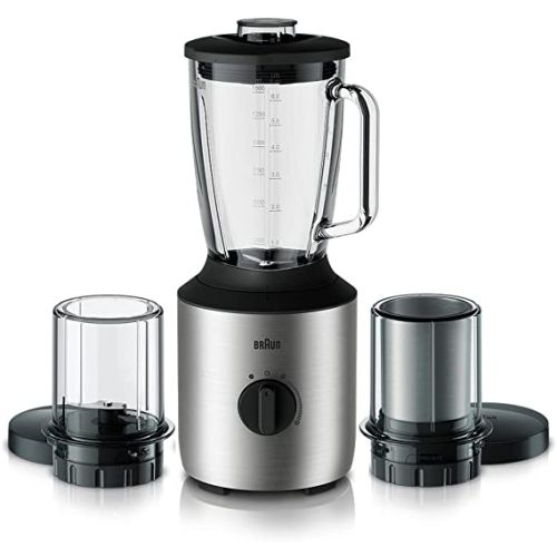 Braun Jug Blender Glass Blender 1.5LT Variable Speed Removable SS Blade 800W - JB3273