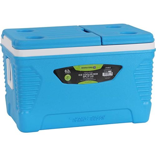 Royalford 62.0 Liter Insulated Ice Cooler Box, Assorted - RF11264