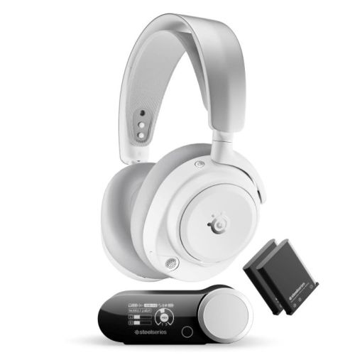 SteelSeries Arctis Nova Pro Omni Wireless Gaming Headset, White - 61722