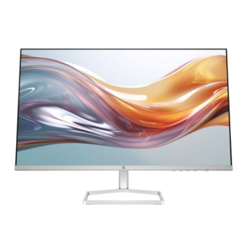 HP Series 5 27inch FHD 1920X1080 White Monitor, Anti-glare, HDMI, VGA, Tilt, Adjustable - 94F46AA