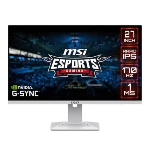 MSI G274QRFW 27 Inch WQHD 170Hz 1ms Rapid IPS Gaming Monitor - 9S6-3CC29H-206