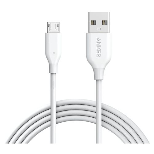 Anker Powerline Micro USB Power Cable 1.8m-(White)-(A8133H21)