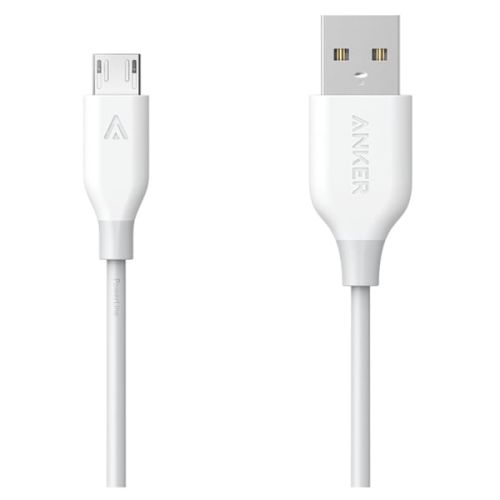 Anker Powerline Plus Micro USB Cable 1.8m-(White)-(A8312HA1)
