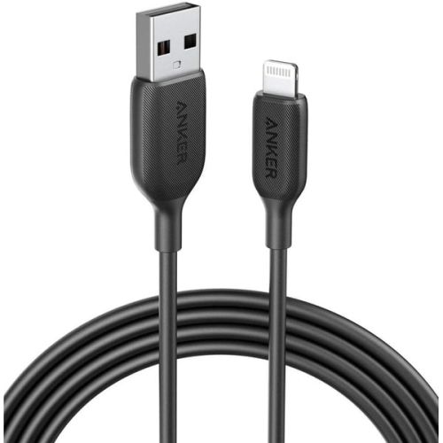 Anker Powerline Iii Lighting Cable – 6ft -(Black)-(A8812H11)