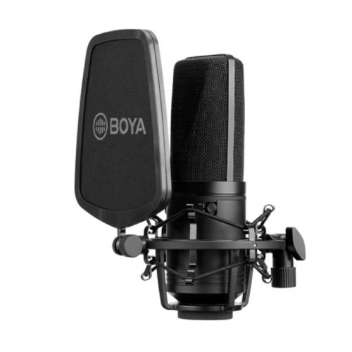 Boya BY-M1000 Condenser Microphone Podcast Mic Kit