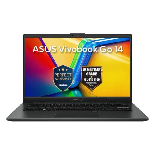 Asus Vivobook Go 14 E1404FA Laptop, 14inch FHD Display, AMD Ryzen 5 40 Processor, 8GB RAM, 512GB SSD, Windows 11 Home, English & Arabic Keyboard, 1 Year Warranty