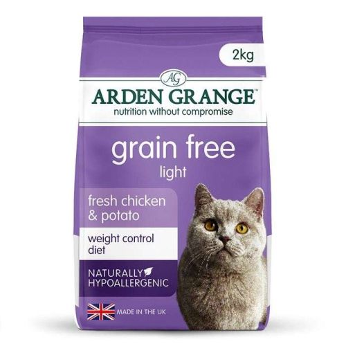 Arden Grange Grain Free Light Fresh Chicken & Potato Dry Cat Food 2Kg