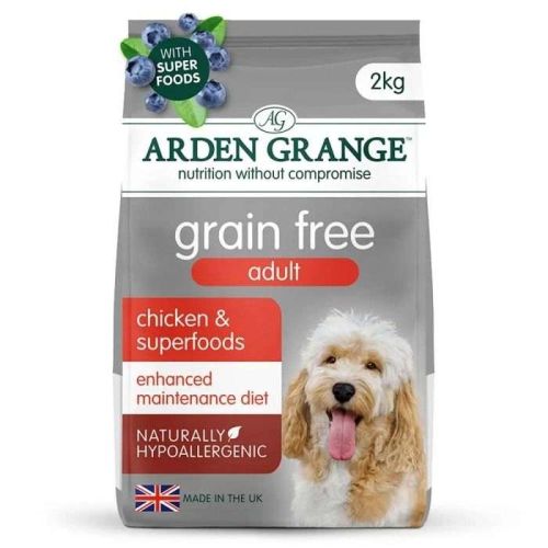 Arden Grange Grain Free Adult Chicken & Superfoods Dog Dry Food 2Kg