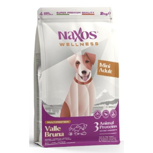 Naxos Adult Mini Natural Beef & Lamb For Dog 2Kg
