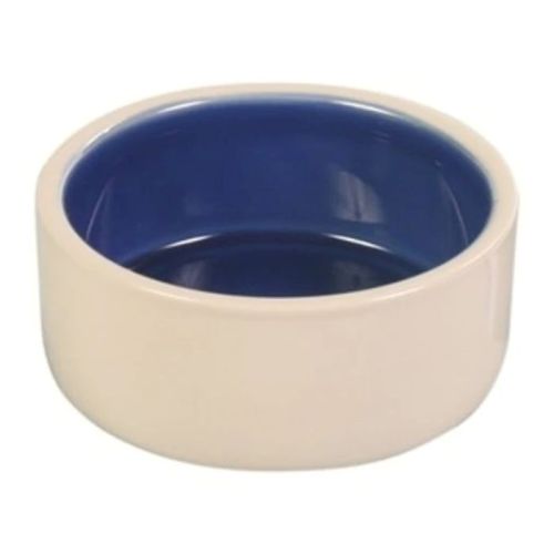 Trixie Ceramic Cream with Blue Bowl For Dogs Blue 2.1L