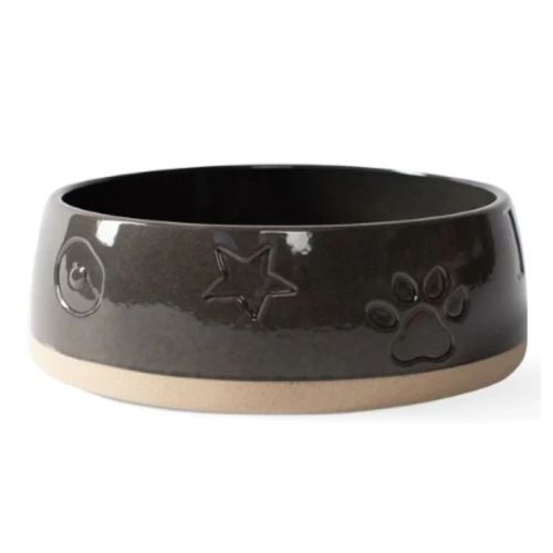 Pet Shop by Fringe Studio Small Treat Shapes Dog Bowl - Brown 17X6cm