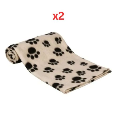 Trixie Beany Blanket For Dogs Beige 100X70cm (Pack of 2)