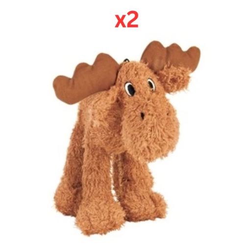 Trixie Plush Elk Toy For Dogs Brown 15cm (Pack of 2)