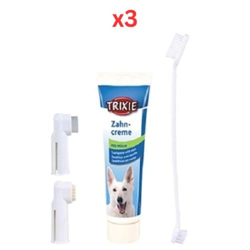 Trixie Dog Dental Kit (Pack of 3)