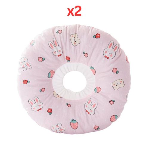 Cozy Paws Soft Pet Recovery Collar Large - Rabbit Print (Pack of 2)