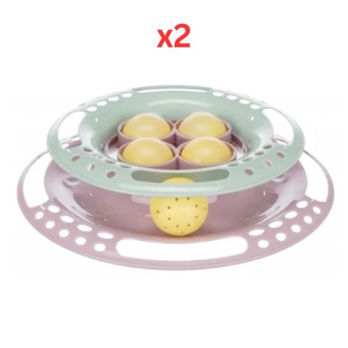 Trixie Junior Kitten Circle Toy for Kittens Purple - 24cm (Pack of 2)