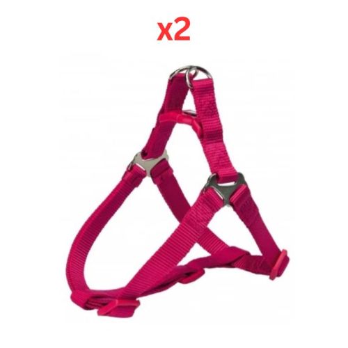 Trixie Premium One Touch Harness for Dogs Fuchsia - XS-S (Pack of 2)