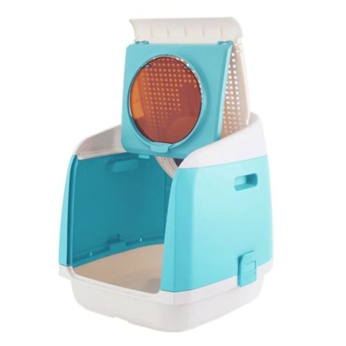 Pakeway Free Cabin Litter Box Cyan - 45.9X54.9X49.2Cm