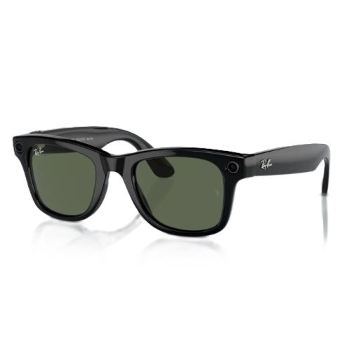 Ray-Ban Meta Gen 2 Wayfarer Shiny Black L G15 Green RW4012