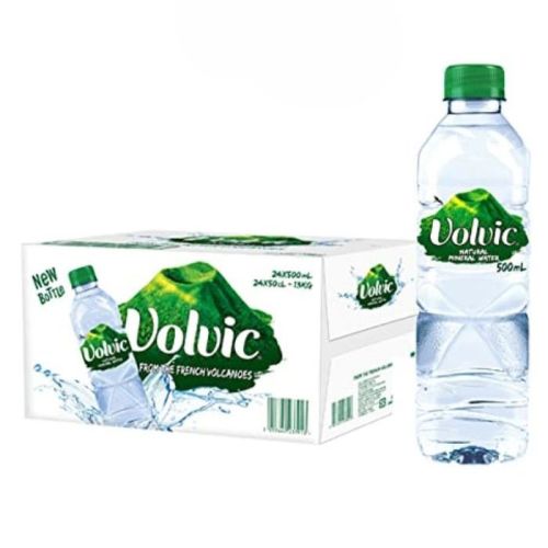 Volvic Natural Mineral Water 24 Bottles X 500ml