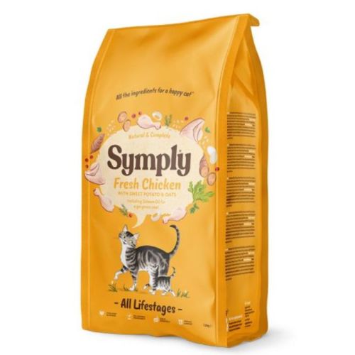 Symply Cat Dry Food with Chicken - All Life Stages - 4Kg