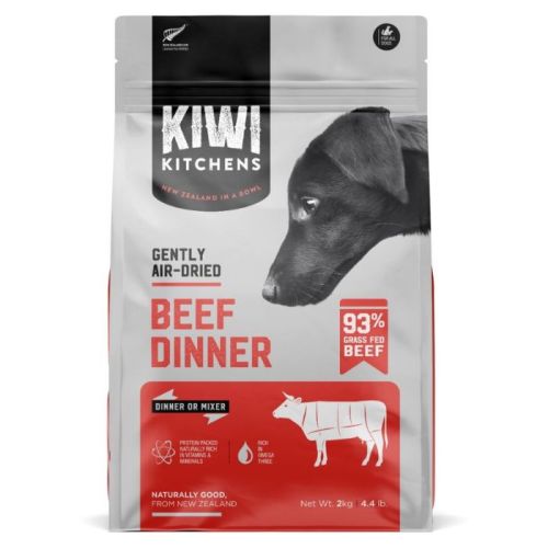 Kiwi Kitchens Air-Dried Beef Dinner Dry Dog Food 2Kg